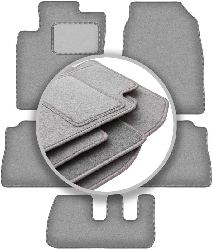 Automatten asgrijs voor: Chevrolet Captiva 7-zitter (2006-2017)