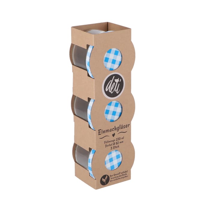 Jampot set 3 23 cl assorti
