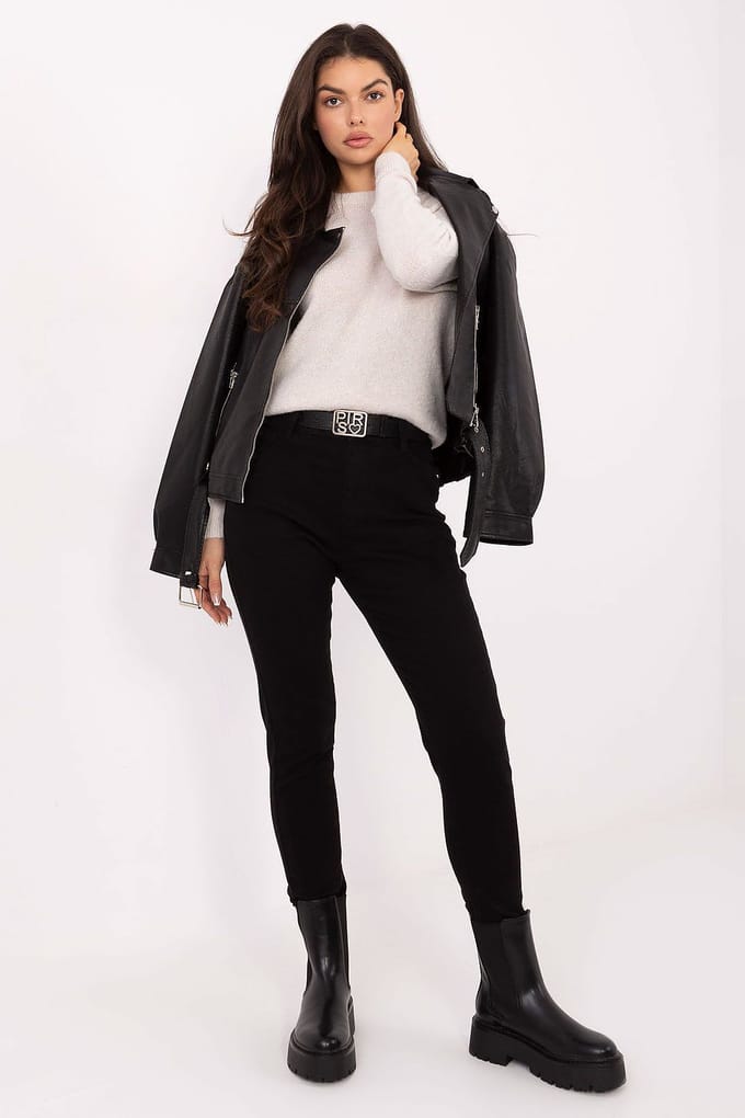 Velvet Shape Jeans - Schwarz / S