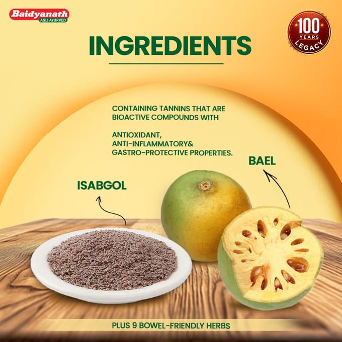 Baidyanath Isabbael H Granules 200g Pak Ayurveda Kruidenmiddel ter Ondersteuning van de Spijsverteringsgezondheid