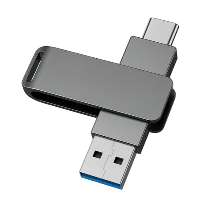 USB Stick 128 GB - USB-C en USB-A - 800Mbps - USB 3.0 - USB-C Stick - Plug & Play - Universeel - Geschikt voor alle Laptops / Smartphones / Tablets