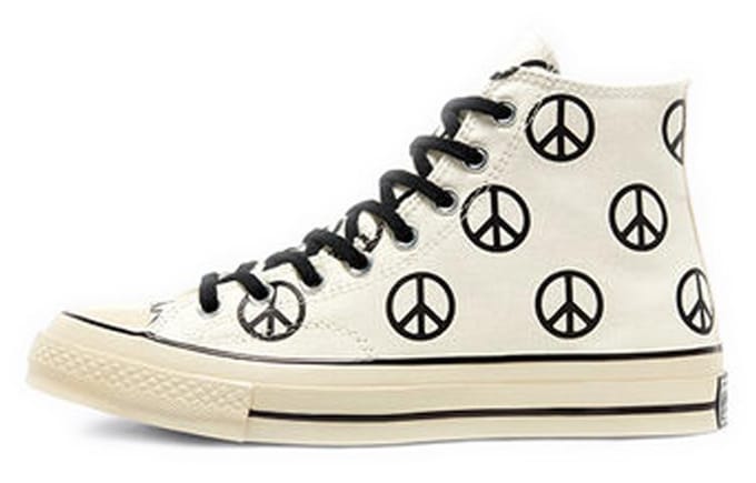 Converse Chuck 70 High 'Unleash Peace - Egret Black' 36.5 beige