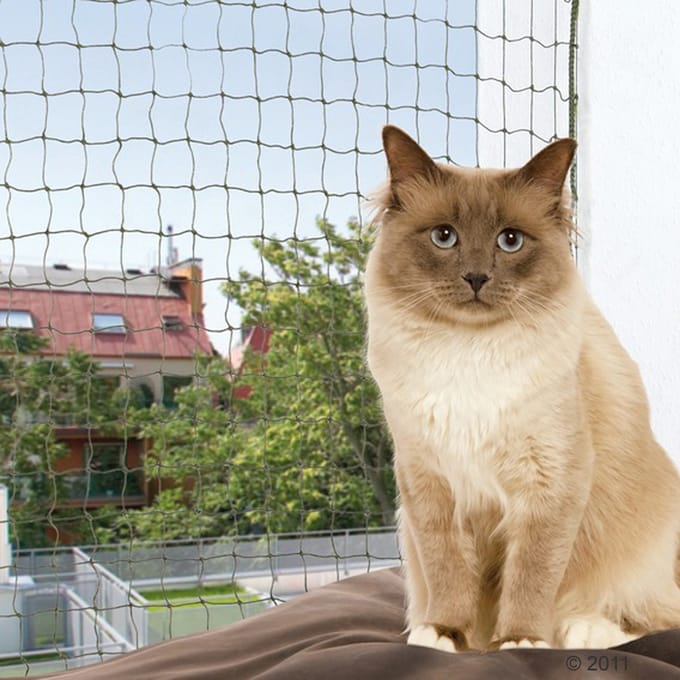Trixie Protective net reinforced 2 × 1.5 m Olijf Groen