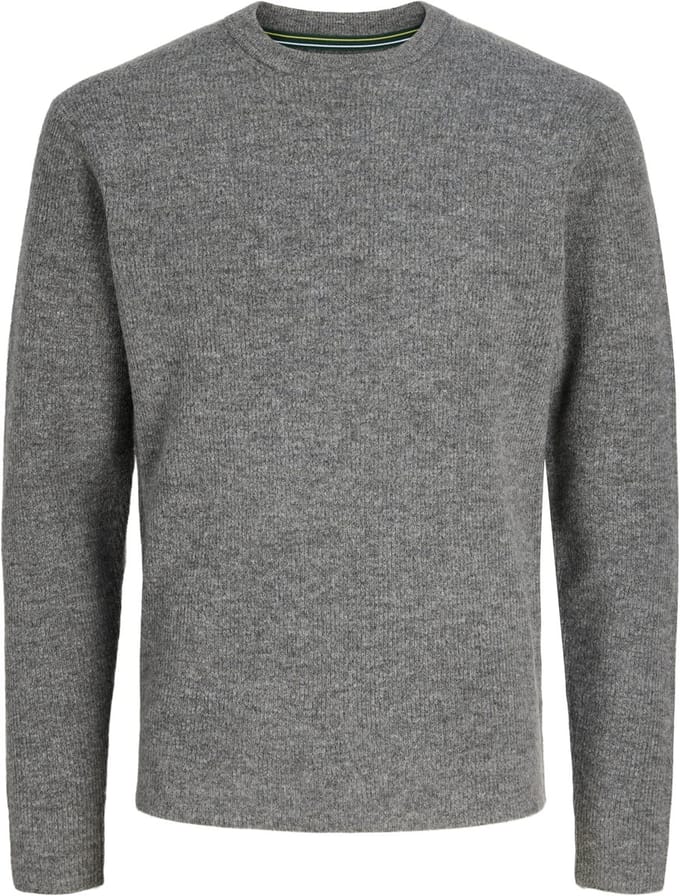 JACK&JONES - POCRICK WOOL RIB KNIT CREW NECK - Heren - Gebreide truien