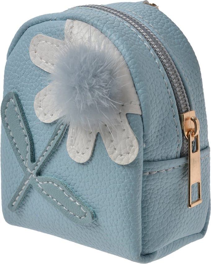 Juleeze Sleutelhanger klein tasje Blauw Synthetisch