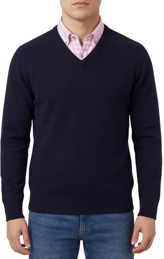 William Lockie trui donkerblauw