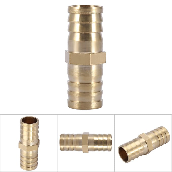 Messing Tapse Rechte 2-weg Pijpconnector Buisklem Fitting 681012141620mm