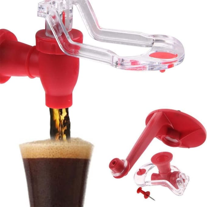 Draagbare Schakelaar Drinkers Handdruk Waterfles Omgekeerde Waterdrinkfonteinen Dispenser red