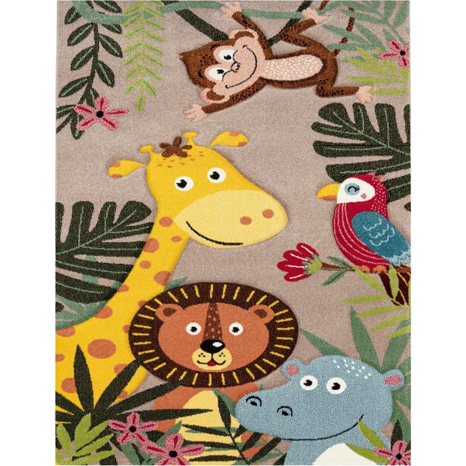 Kindertapijt Diamora beige 80x150 cm