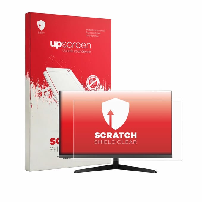 upscreen - Screenprotector voor Asus Eye Care VY249HGR 23.8" - Folie Beschermfolie transparant