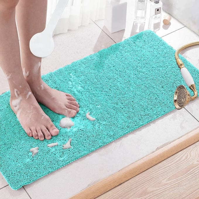 Omgoods - Antislip Douchemats Rubber 80 x 40 cm, Groen