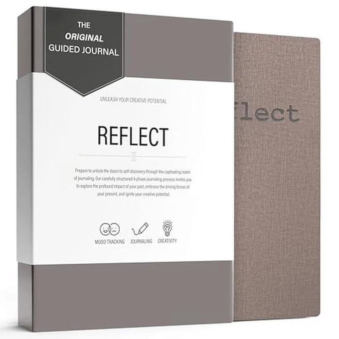 Begeleid Dagboek voor Beginners - Dagelijkse Reflectie, Dankbaarheid en Mindfulness - Mood Tracker en Gezondheidslogboek