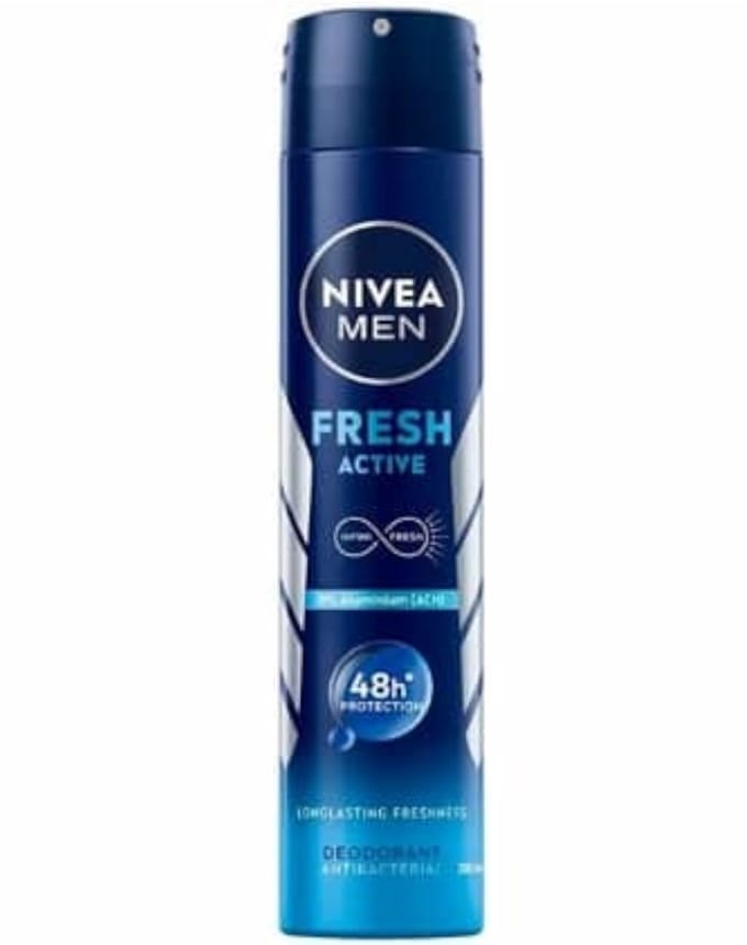 Nivea - Deo Spray XL - Fresh Active - 48 Uur Lang Werkend - 200 ml