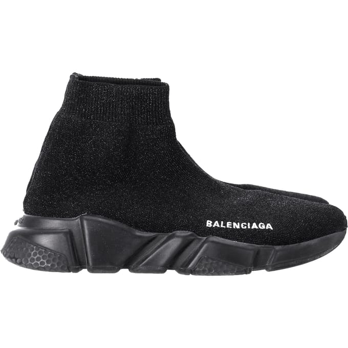 Balenciaga Speed Trainer Schoenen in Zwarte Polyester