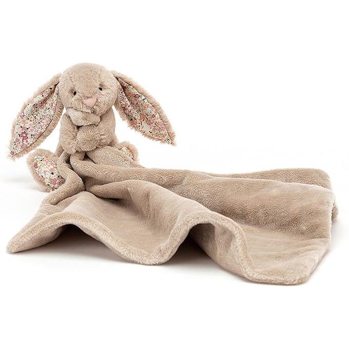 Jellycat knuffeldoekje en knuffel blossom bunny beige