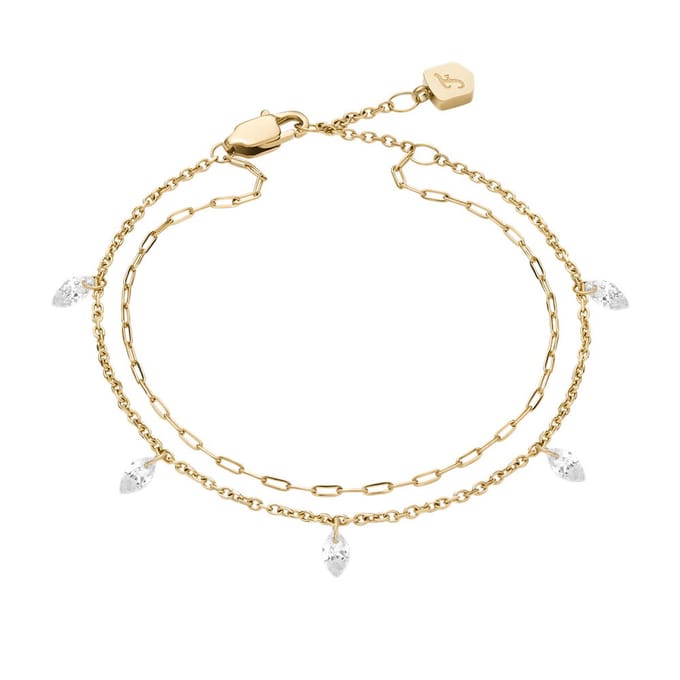 FOSSIL ELLIS Dames Armband (sieraad) - Goudkleurig