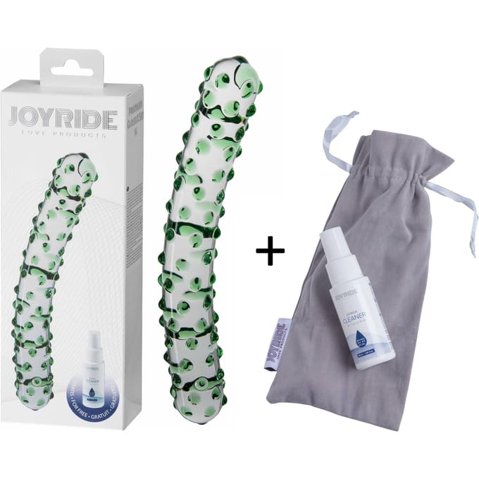 Joyride – Glazen Dildo met ribbels –  Set 14