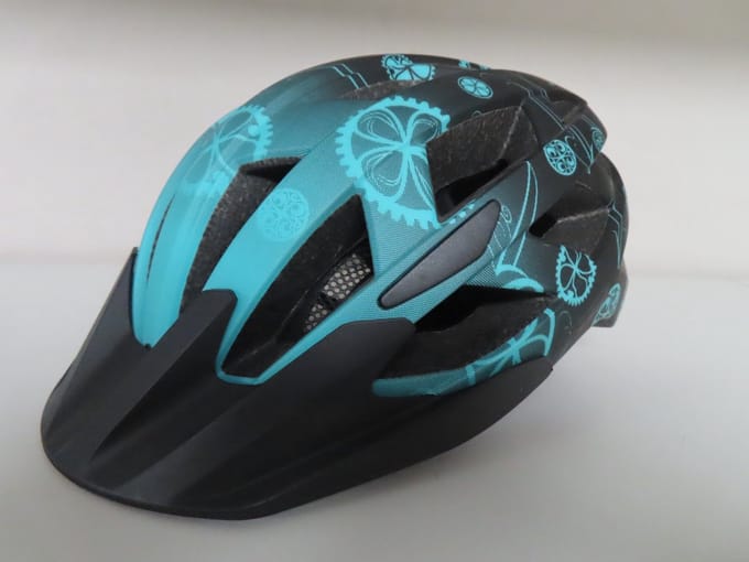 R2 - Fietshelm - 52 /56 cm - Zwart / groen