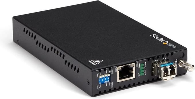 StarTech.com Gigabit Ethernet Koper-naar-Vezel Media Converter