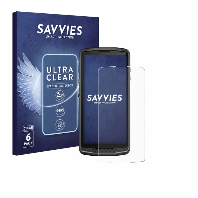 Savvies - Screenprotector voor Crosscall Core M6 - Folie Beschermfolie transparant 6 Stuks