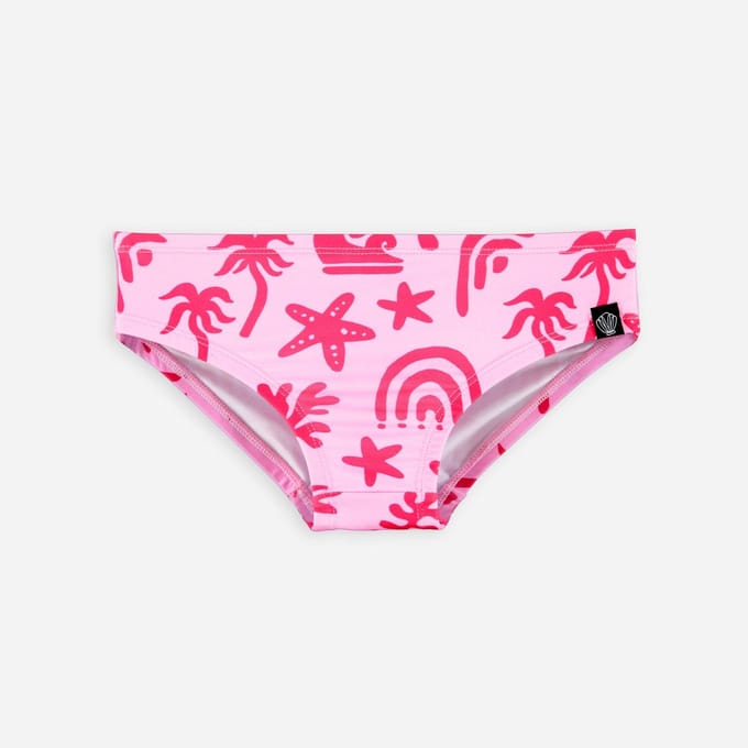 TROPICAL VIBES PINK – 80/86 – Bikinibroekje UV50+ bescherming