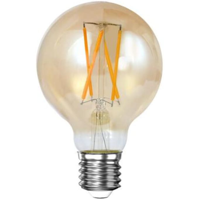 Hoyz lichtbron led [g70] filament bol Ø7 amberkleurig glas
