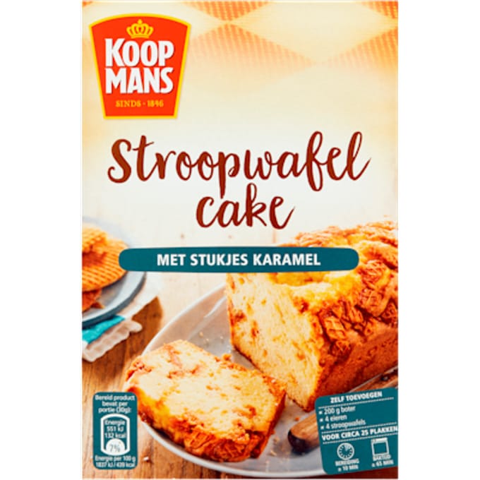 mix voor stroopwafelcake
