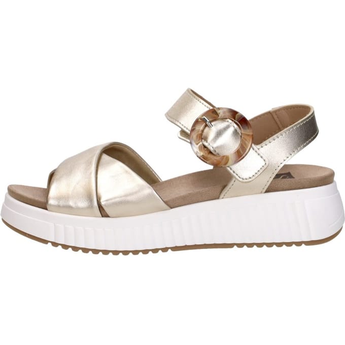 SUB55 Comfort Collection Harper 01 Sandalen Plat - goudkleur - Maat 42