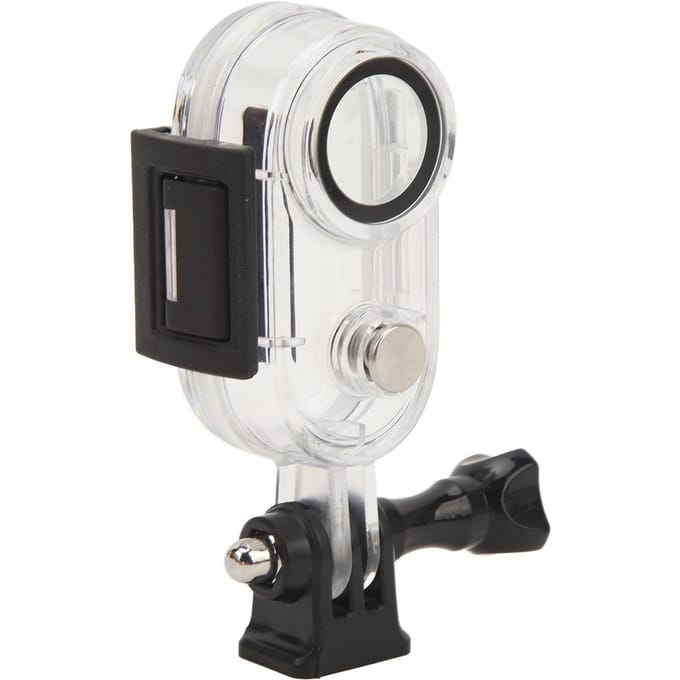Boîtier étanche 60m pour caméra de sport Facile à installer Empêche les fuites d'eau Boîtier de plongée pour caméra d'action pour Insta360 GO black