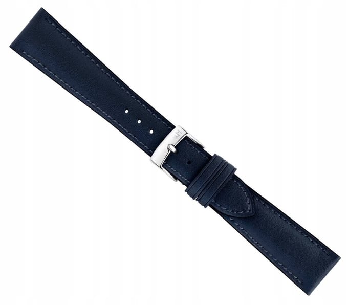 Morellato Leren Horlogeband 16mm Blauw Leaf - Stijlvol en comfortabel