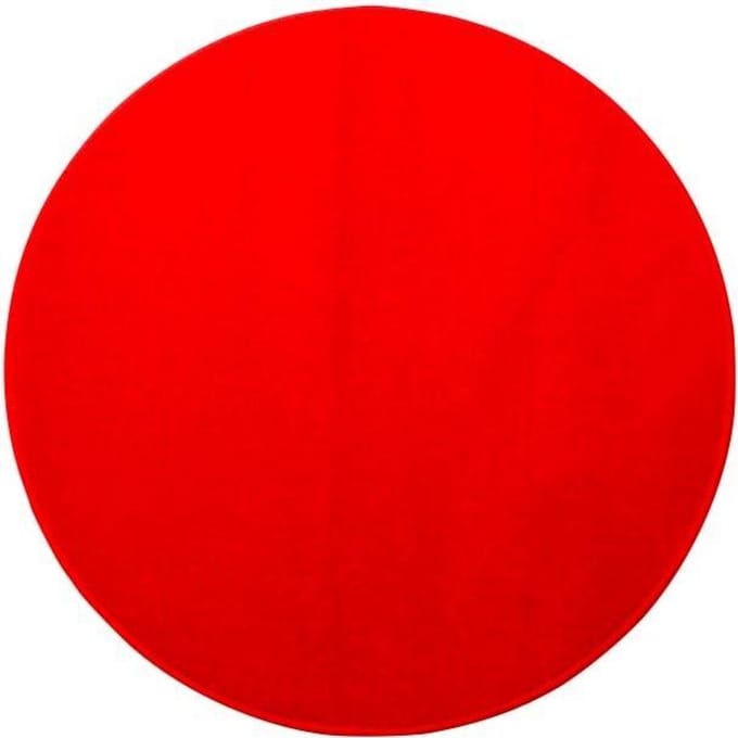 Karpet Banton - Rood - 80 cm Rond