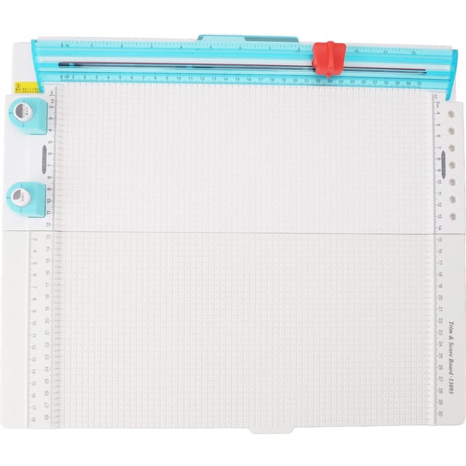 Papiersnijder Rilbord Knutselpapier Snijder Vouw Ril 7 in 1 Multifunctioneel Rilpapierbord Snijbreedte white