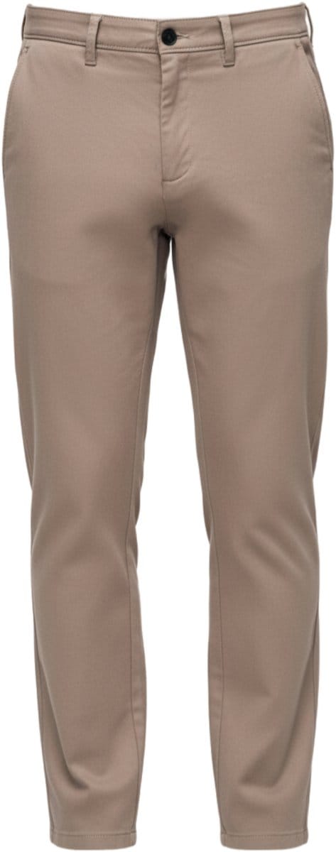 OMBRE Broek - Slim Fit - Katoen - Knopen Asgrijs S