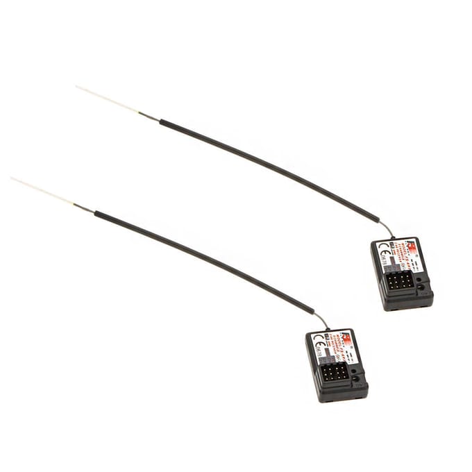 1 / 2 stuks Flysky FS-GR3E AFHDS 2.4G 3CH-ontvanger voor GT3B GT2 GT3C-zender 2pcs