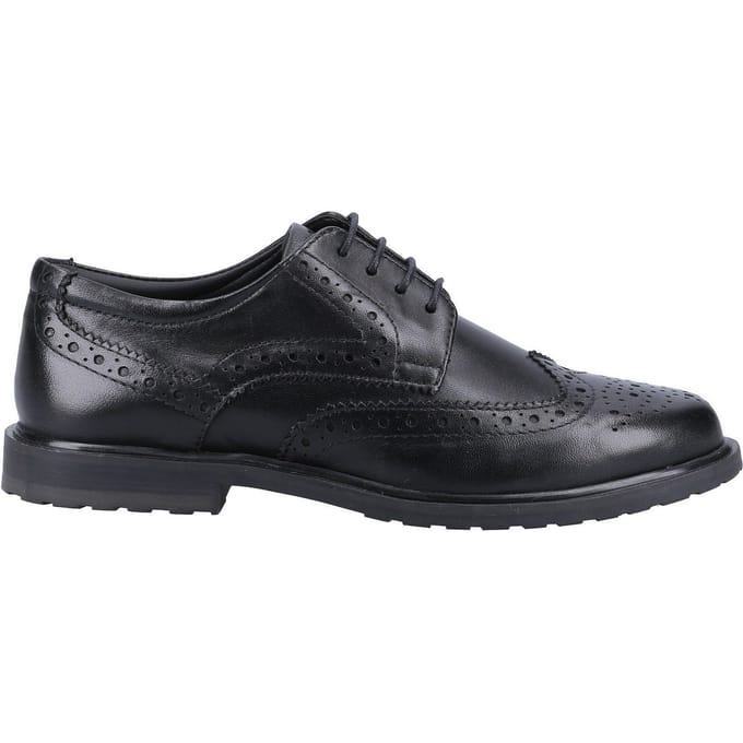 Hush Puppies Dames/Dames Verity Leren Brogues (Zwart octrooi)
