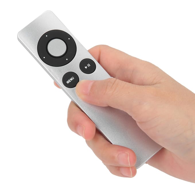 Accessoire de remplacement de télécommande de télévision ABS pour IOS TV 2 3 MC377LL Argent white