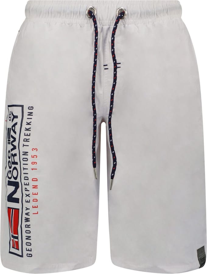 Geographical Norway Zwembroek Qoffroy Wit - S