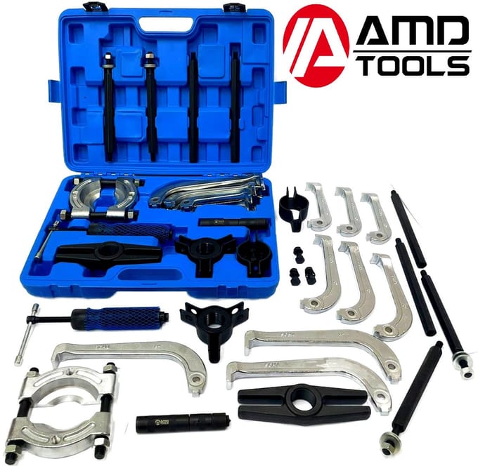 AMD Tools - Universele Hydraulische Lager- en Asper Trekker - 2/3-Arm - 10Trekking
