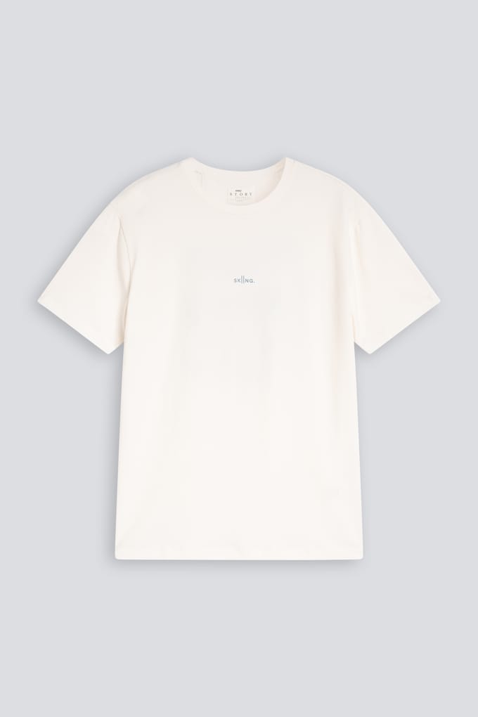 T-shirt Serie Skiing Whisper White
