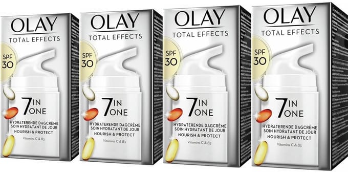 Olay Total Effects - 7-in-1 Dagcrème SPF 30 - 4 x 50 ml