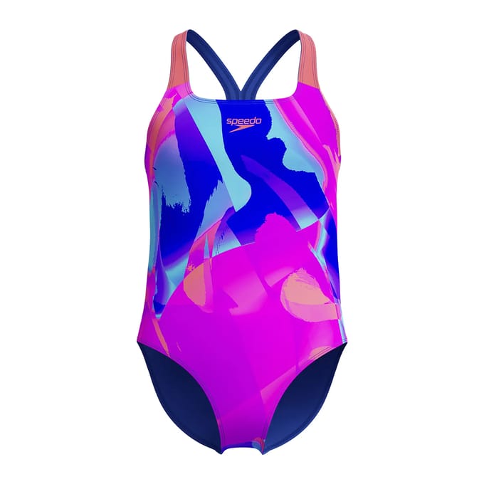 1-delig meisjes zwempak Speedo Print Power