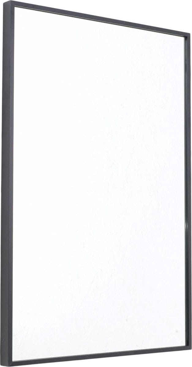 Fragix York Wandspiegel - Zwart - Aluminium - 60x40