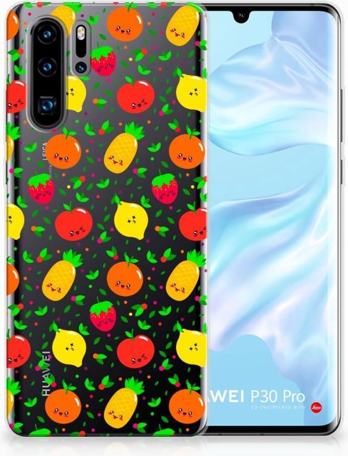 Huawei P30 Pro Siliconen Case Fruits