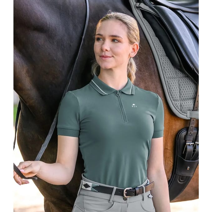 ELT PRAGUE TECHNICAL POLO SHIRT Groen