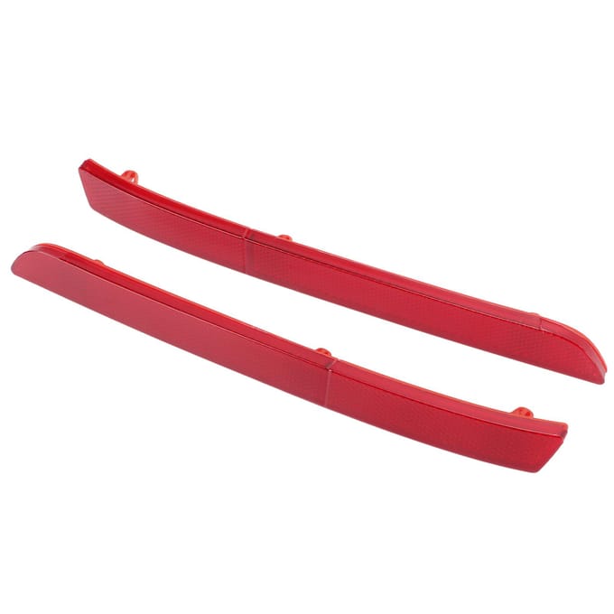 Paar Links Rechts Achterbumper Reflector Rood 7E0945105 Vervanging voor Transporter T5 T6 2012-2016 red