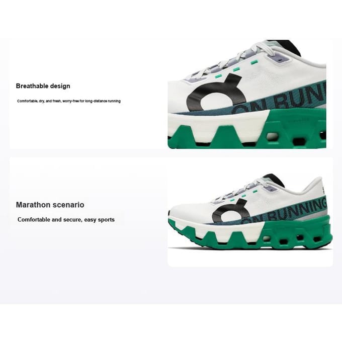 Cloudmonster Hyper Ongeverfd Mint Heren Sneakers Wit 3ME10131560 44.5 white