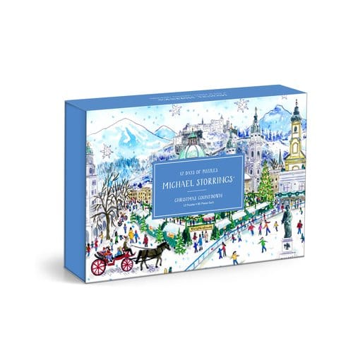 Michael Storrings 12 Days Of Christmas Advent Puzzle Calendar - Galison