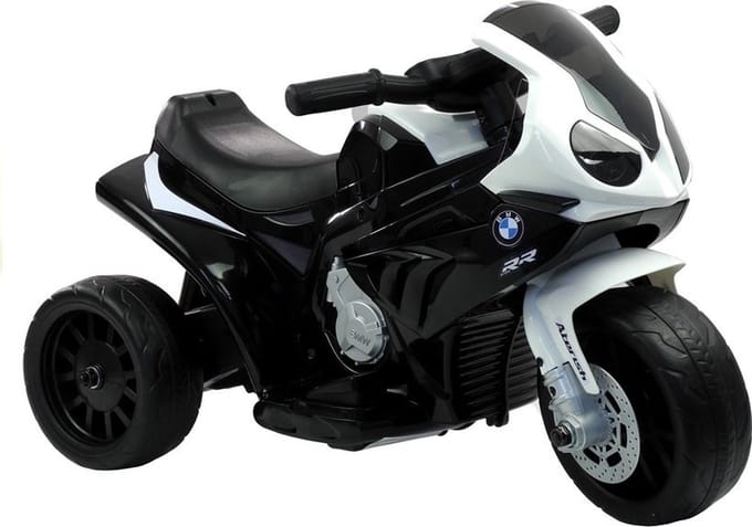 Elektrische kindermotor - BMW S1000RR - 2 tot 5 km/u - zwart