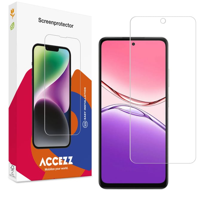 Accezz Screen Protector - Geschikt voor Oppo A5 5G - Gehard Glas Screenprotector