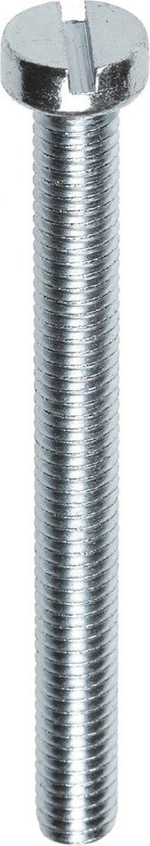 metaalschroef 6x40mm verzinkt cilinderkop 6 stuks